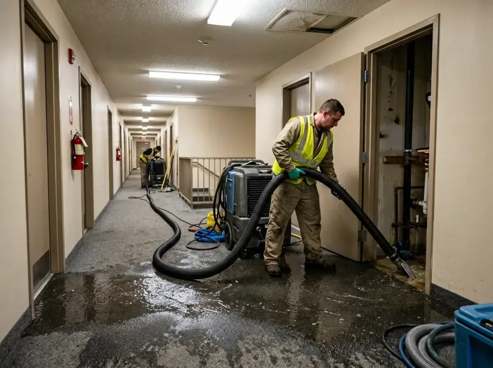 multi-unit-apartment-hallway-f-005 — frequently asked questions, Emergency Burst Pipe Water Extraction & Removal in Atchison…